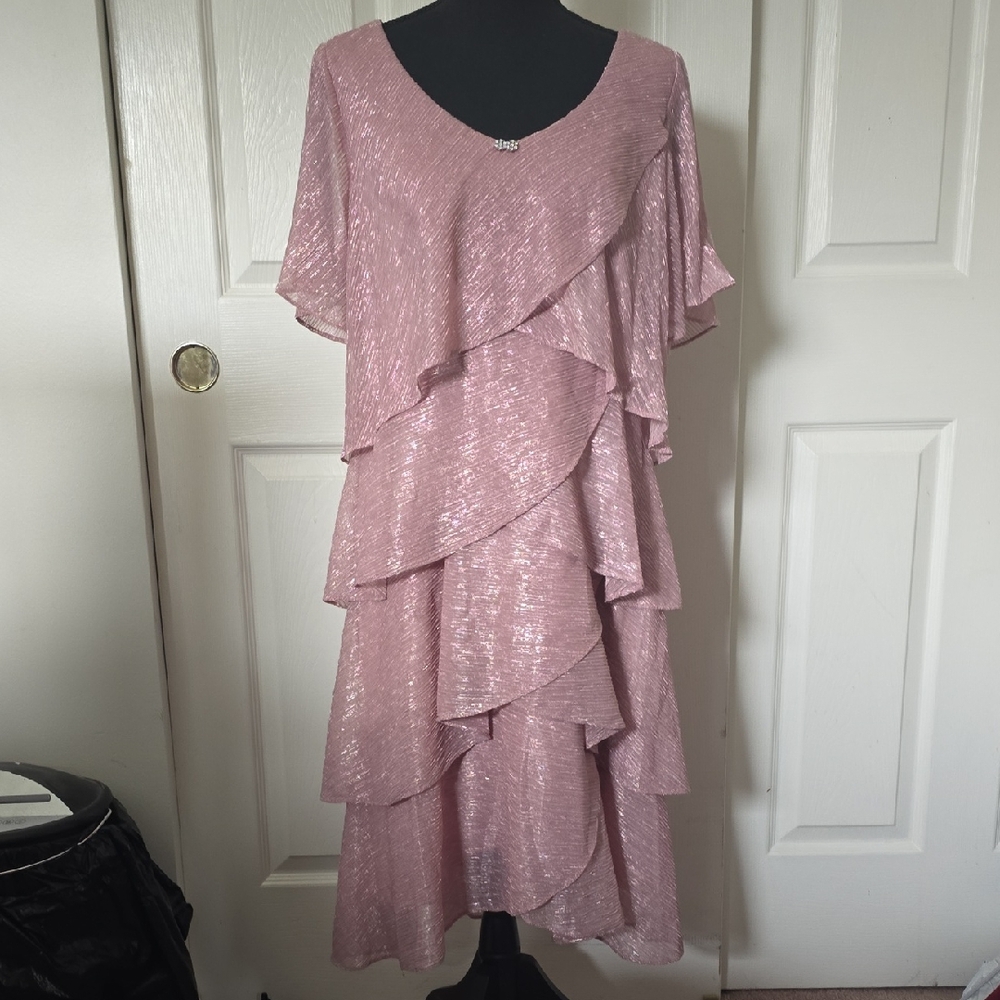 Tiered shimmer dress By Slny